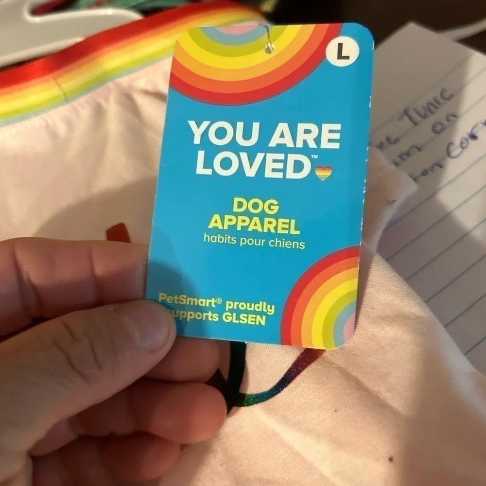 YOU Are Loved Dog Pride Dress Size Large